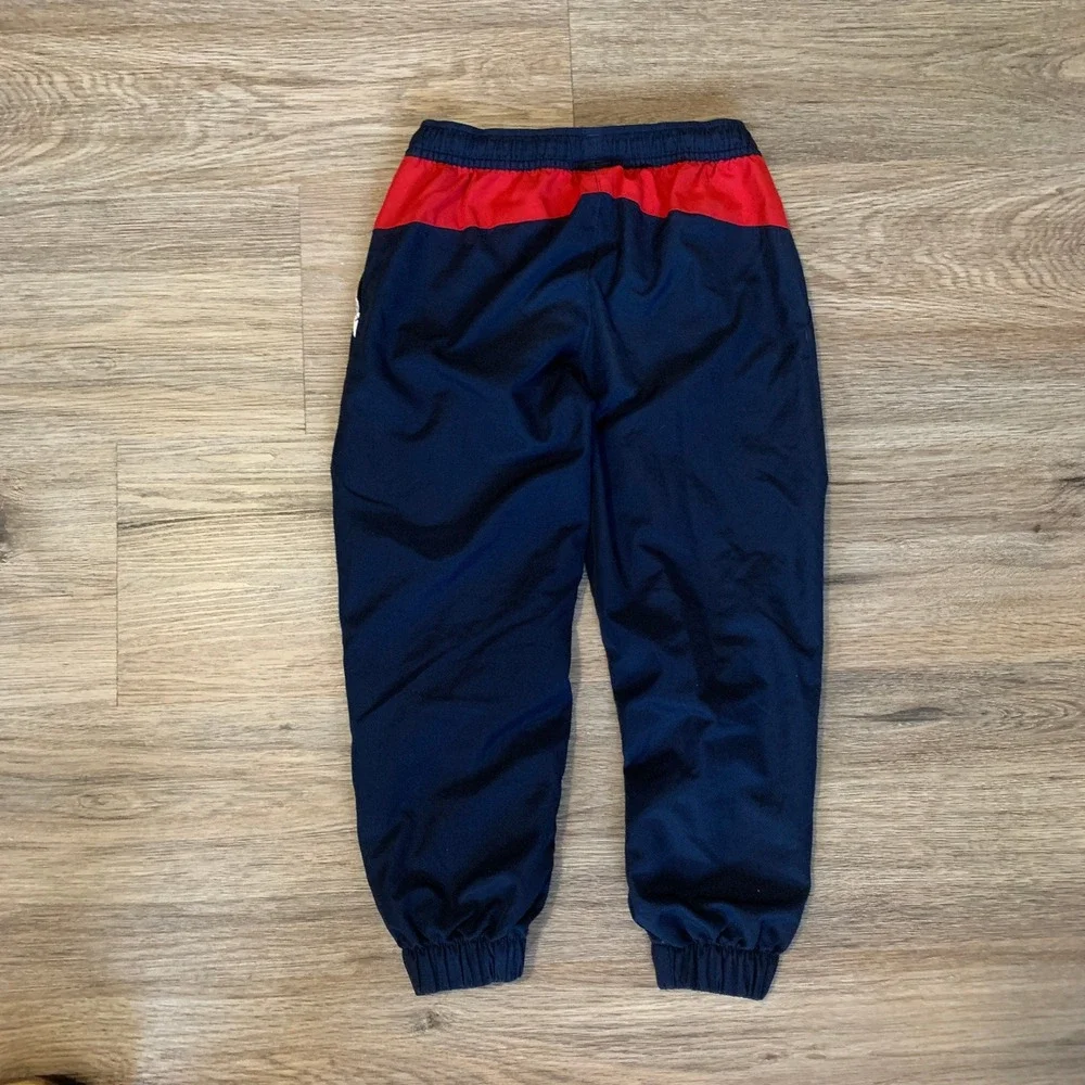 Lacoste Sport Boys Navy Blue Red Track Pants Joggers Size 4 104cm RN87651